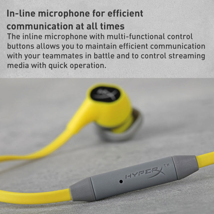 Kingston HyperX HEPE1-MA-YL/G Skylark In-Ear Gaming Earphone(Yellow)