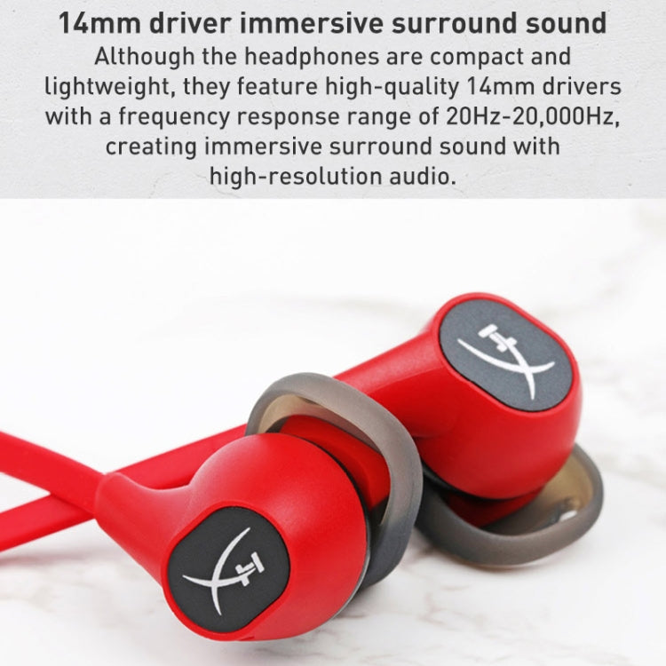 Kingston HyperX HEBBXX-MC-RD/G Skylark Neck Hanging Wireless Bluetooth Earphones(Red)