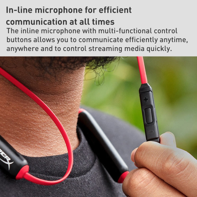 Kingston HyperX HEBBXX-MC-RD/G Skylark Neck Hanging Wireless Bluetooth Earphones(Red)