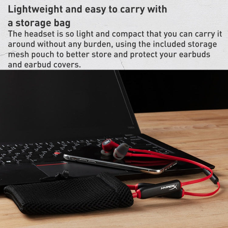 Kingston HyperX HEBBXX-MC-RD/G Skylark Neck Hanging Wireless Bluetooth Earphones(Red)