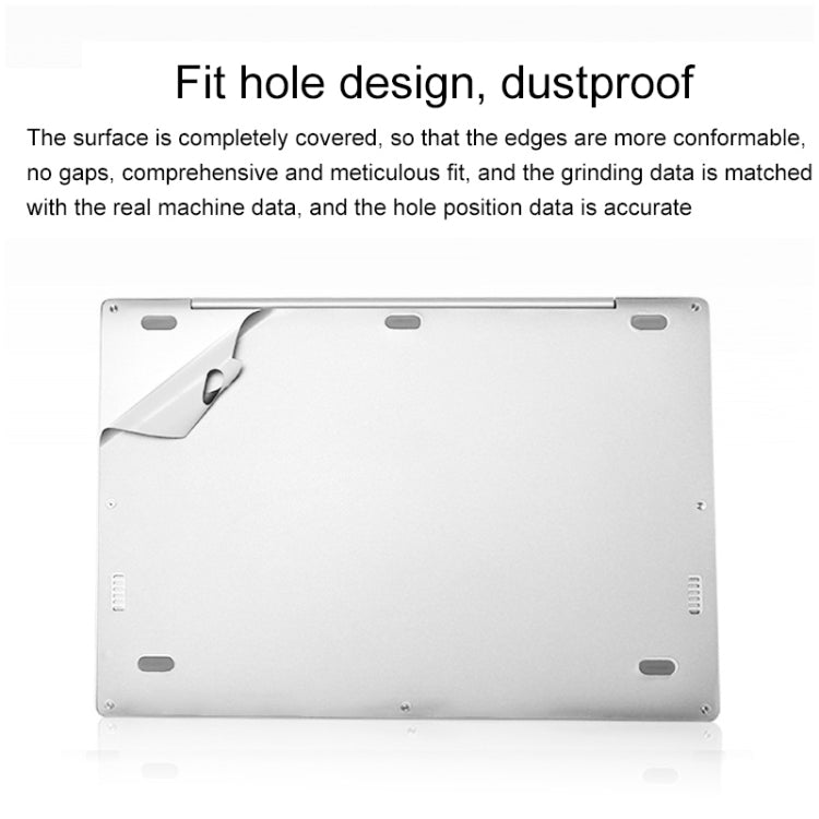 4H Xiaomi Laptop Top Film + Bottom Film + Full Film Set for Xiaomi Air 15.4 inch (Silver)