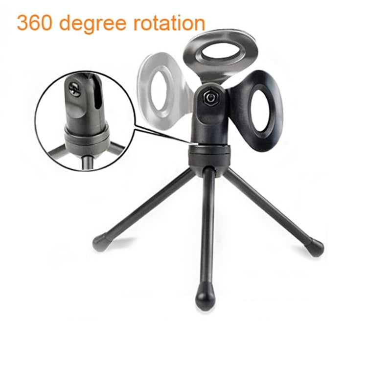 Yanmai SF666 Professional Condenser Sound Recording Microphone with Tripod Holder, Cable Length: 1.3m, Compatible with PC and Mac for Live Broadcast Show, KTV, etc.