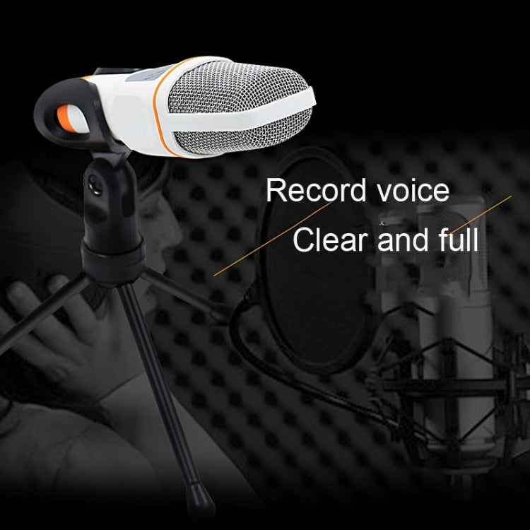 Yanmai SF666 Professional Condenser Sound Recording Microphone with Tripod Holder, Cable Length: 1.3m, Compatible with PC and Mac for Live Broadcast Show, KTV, etc.