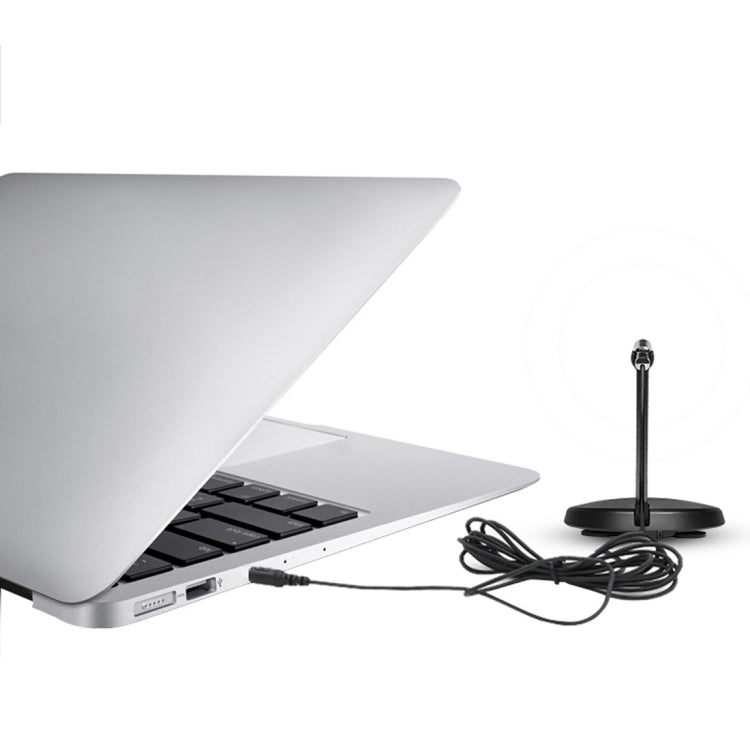 Yanmai SF-911B USB 2.0 Professional Condenser Sound Recording Microphone with Base Holder, Cable Length: 1.5m, Compatible with PC and Mac for Live Broadcast Show, KTV, etc.(Black)