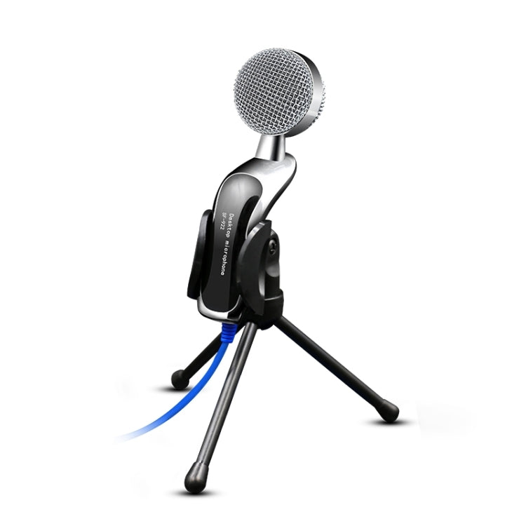 Yanmai SF-922 Professional Condenser Sound Recording Microphone with Tripod Holder, Cable Length: 2.0m, Compatible with PC and Mac for  Live Broadcast Show, KTV, etc.