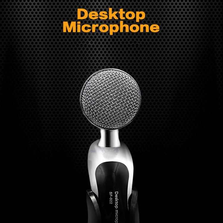 Yanmai SF-922 Professional Condenser Sound Recording Microphone with Tripod Holder, Cable Length: 2.0m, Compatible with PC and Mac for  Live Broadcast Show, KTV, etc.
