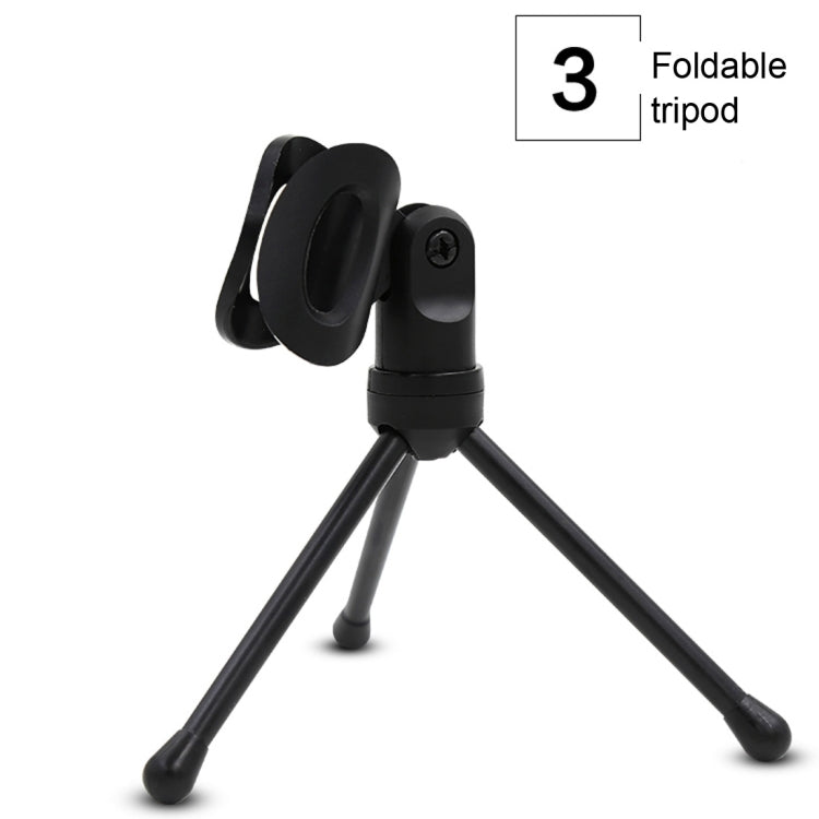 Yanmai SF-922 Professional Condenser Sound Recording Microphone with Tripod Holder, Cable Length: 2.0m, Compatible with PC and Mac for  Live Broadcast Show, KTV, etc.
