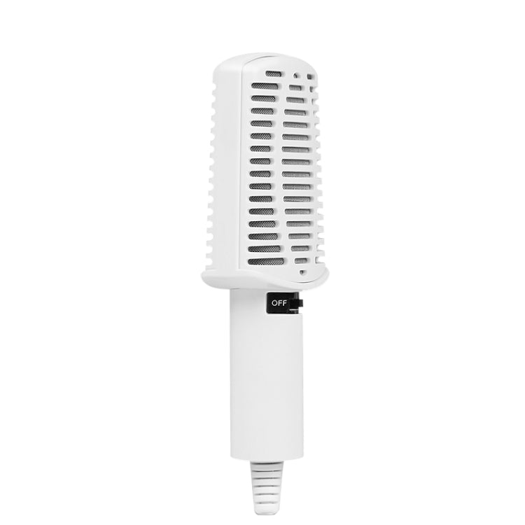 Yanmai SF-940 Professional Condenser Sound Recording Microphone with Tripod Holder, Cable Length: 2.0m, Compatible with PC and Mac for  Live Broadcast Show, KTV, etc.(White)