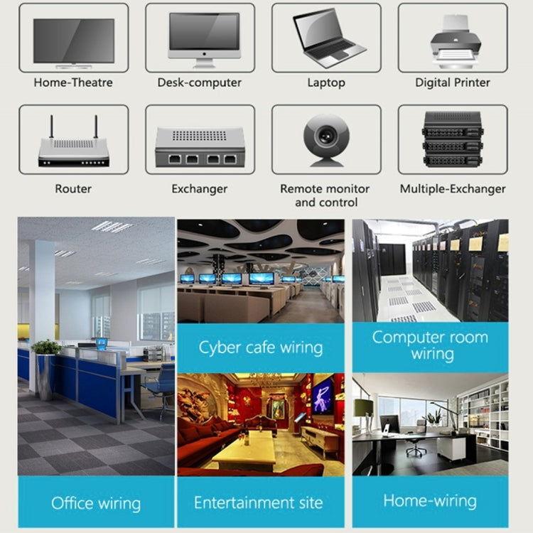 REXLIS 1m CAT6 Retractable Flat RJ45 Ethernet Network LAN Cable(Black)
