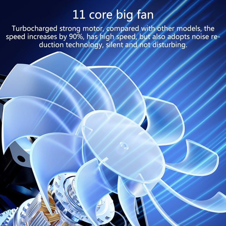 Benks SR08 Notebook Computer Cooling Fan Pad Desktop Laptop Riser Stand with LED Light