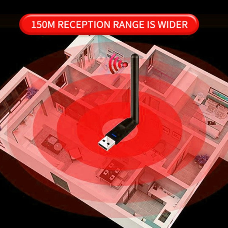 MT7601 150Mbps USB Wireless Network Adapter WiFi Receiver