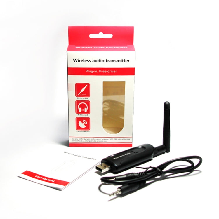 B5 Bluetooth Audio Transmitter with Antenna, Bluetooth Distance: 10m above, For Bluetooth Headset, TV, Computer, DVD, Notebook