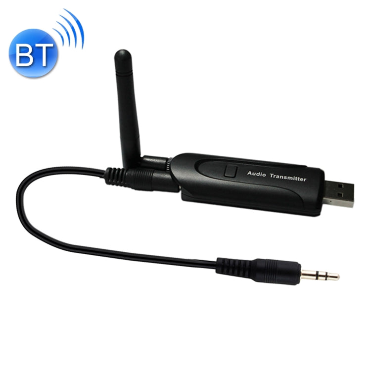 B5 Bluetooth Audio Transmitter with Antenna, Bluetooth Distance: 10m above, For Bluetooth Headset, TV, Computer, DVD, Notebook