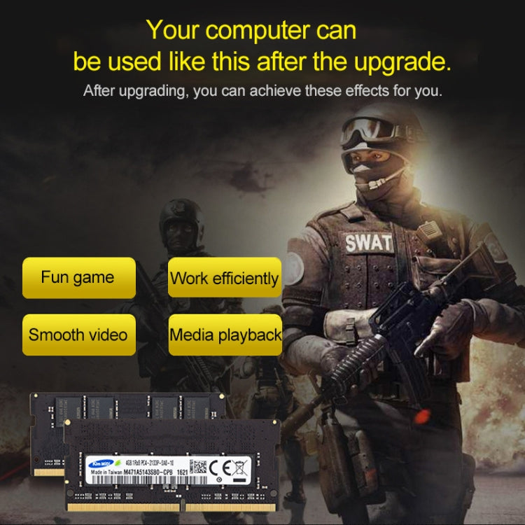 Kim MiDi 1.2V DDR4 2133MHz 4GB Memory RAM Module for Laptops