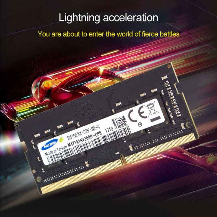 Kim MiDi 1.2V DDR4 2133MHz 8GB Memory RAM Module for Laptops