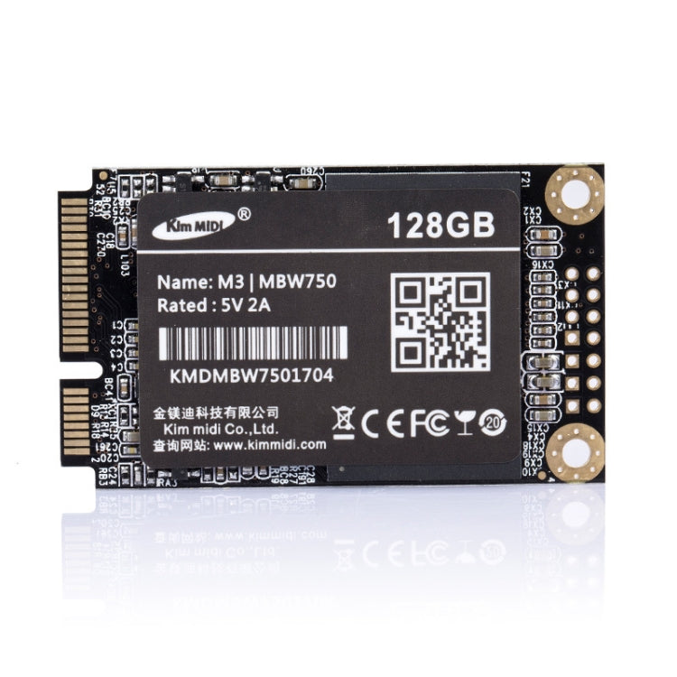 Kim MiDi  MBW750 3.8mm 1.8 inch mSATA Solid State Drive, Flash Architecture: MLC, Capacity: 128GB