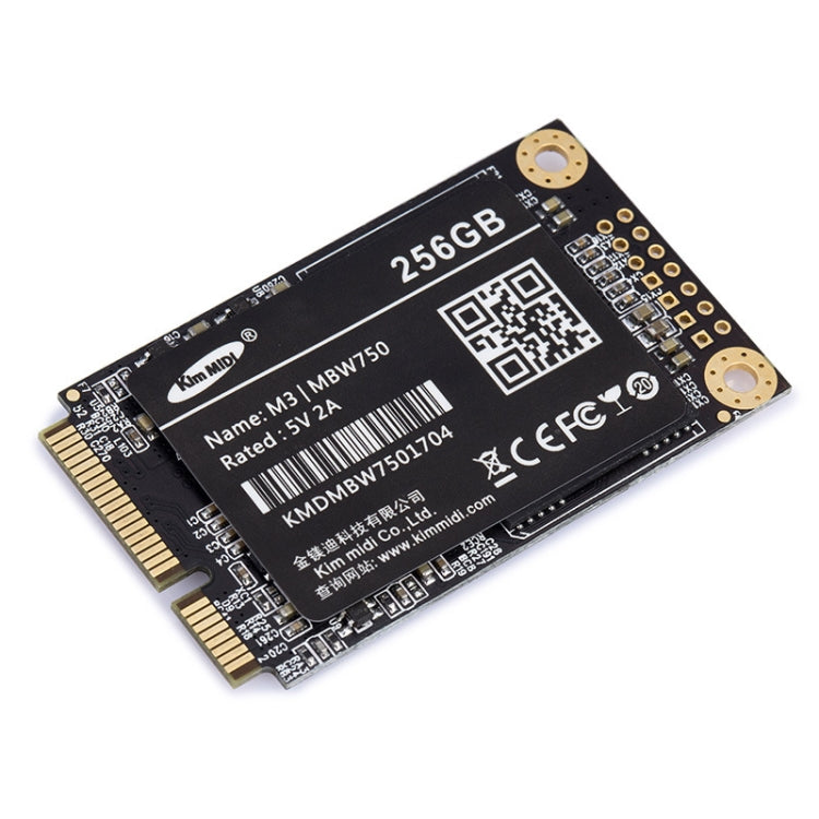 Kim MiDi  MBW750 3.8mm 1.8 inch mSATA Solid State Drive, Flash Architecture: MLC, Capacity: 256GB
