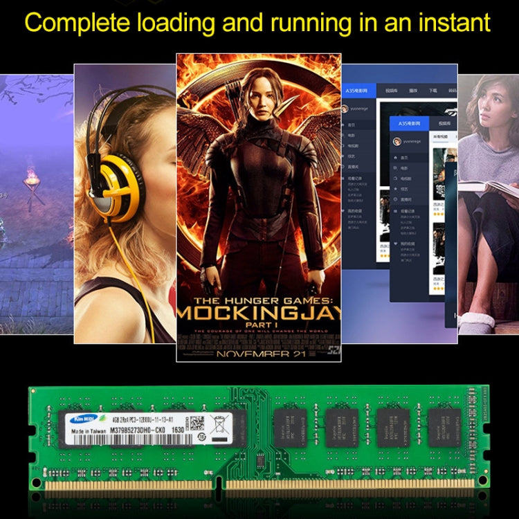 Kim MiDi DDR3 1600MHz 4GB AMD Special Strip Memory RAM Module for Desktop PC
