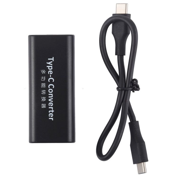 DC 5.5 x 2.1mm Power Jack Female to USB-C / Type C Female Power Connector Adapter with 30cm USB-C / Type C Cable