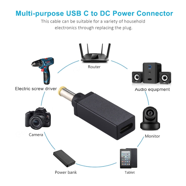 PD 19V 5.0x3.0mm Male Adapter Connector