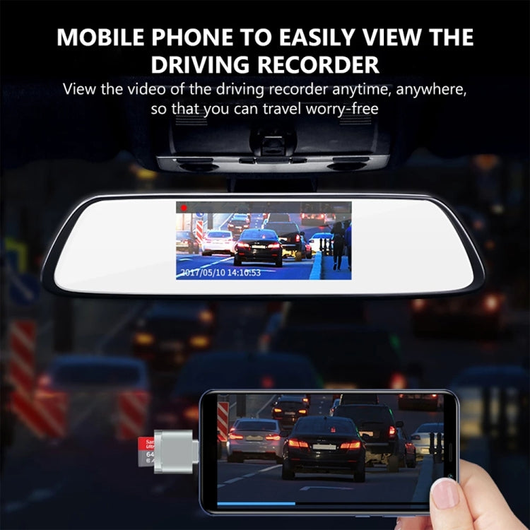 USB-C / Type-C 3.1 to Micro SD Card (TF Card) Reader Adapter(Silver)