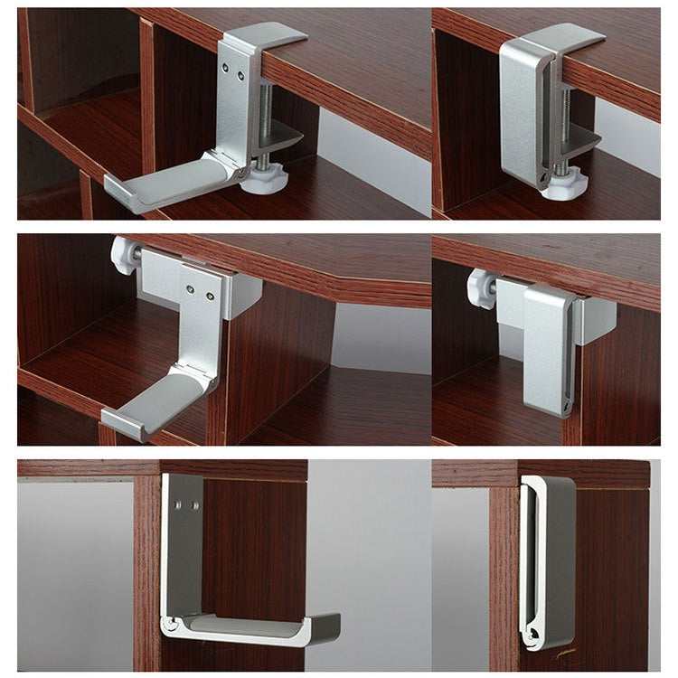 Desktop Lock Clip Type Metal Foldable Headset Stand Display Hanger