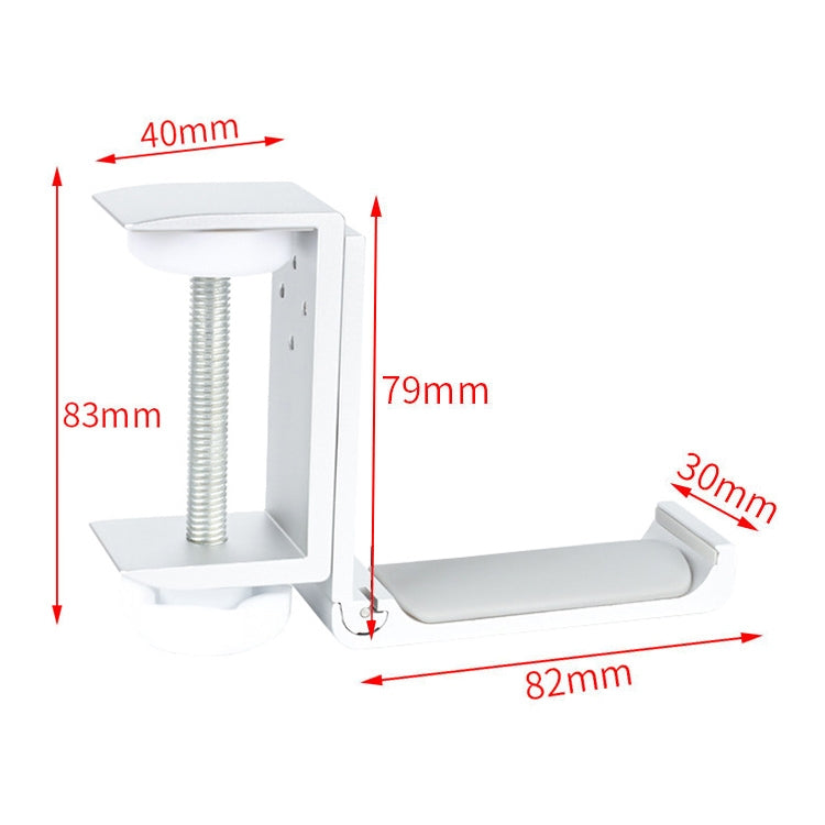 Desktop Lock Clip Type Metal Foldable Headset Stand Display Hanger