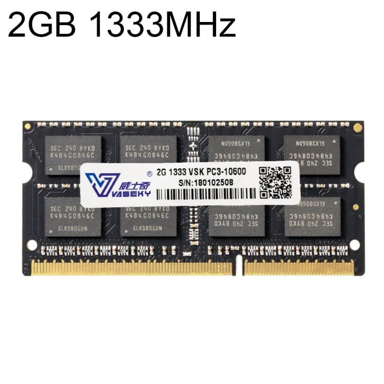 Vaseky 2GB 1333MHz PC3-10600 DDR3 PC Memory RAM Module for Laptop