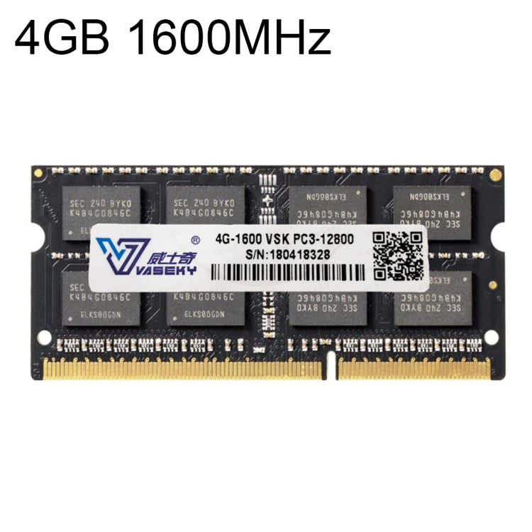Vaseky 4GB 1600MHz PC3-12800 DDR3 PC Memory RAM Module for Laptop