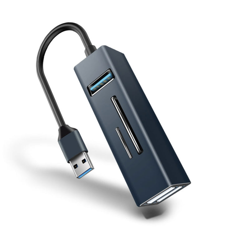 15101 5 in 1 USB3.0 to 3 x USB + SD / TF Card Reader HUB Adapter