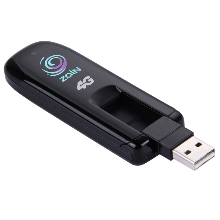 ZTE MF821 High Speed Zain 4G Modem USB Doogle, Support External Antennas(Black)