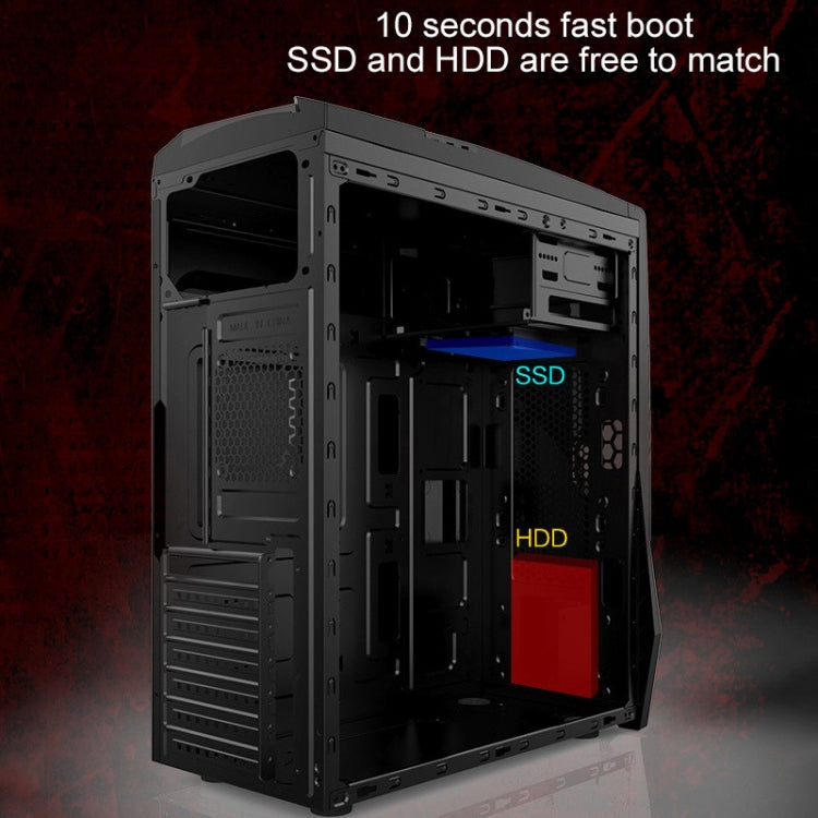 Hero is Back USB 2.0 Main Chassis 398x195x461mm M-ATX / ATX / Mini-ITX PC Desktop Computer Case