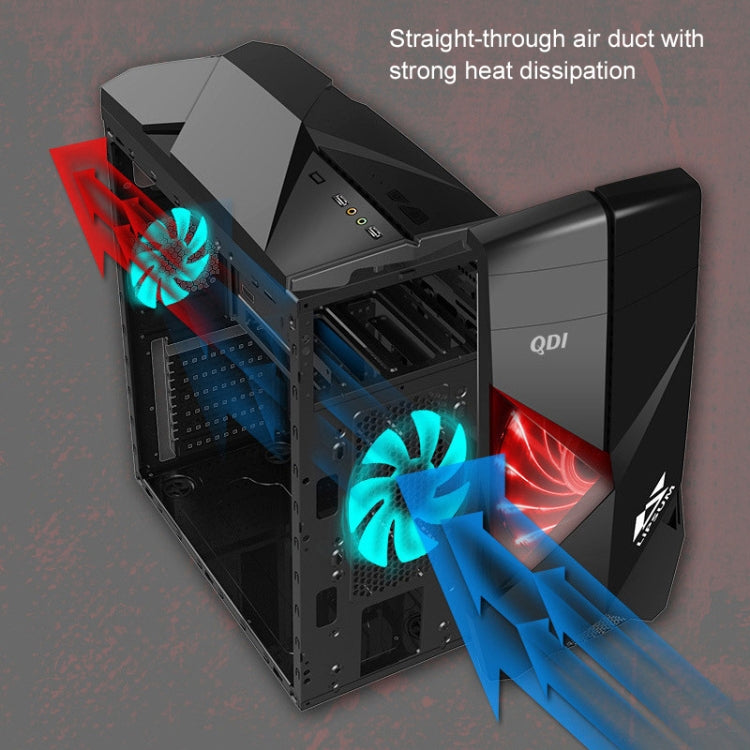 Hero is Back USB 2.0 Main Chassis 398x195x461mm M-ATX / ATX / Mini-ITX PC Desktop Computer Case