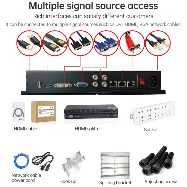 55 inch TV LCD Monitor HD Splicing Screen