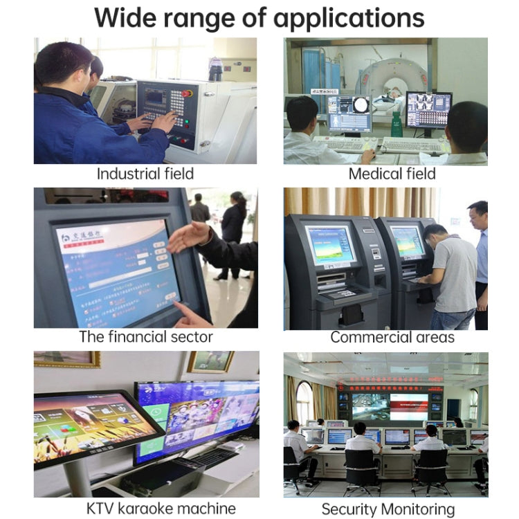 19.6 inch 1280x900 High-definition Highlight Multimedia LCD Monitor Security Video Surveillance Display