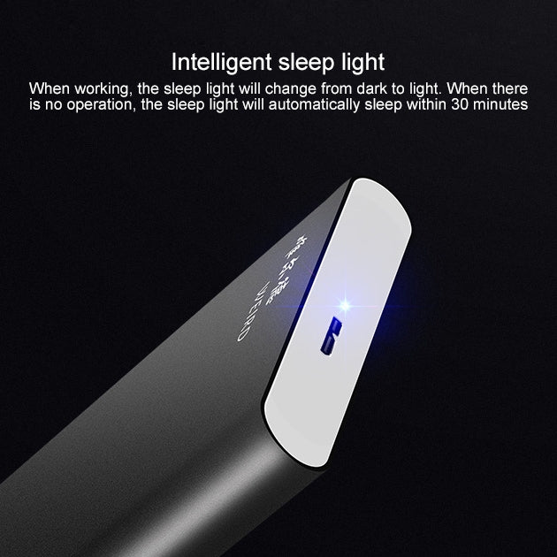 WEIRD 250GB 2.5 inch USB 3.0 High-speed Transmission Metal Shell Ultra-thin Light Mobile Hard Disk Drive(Black)