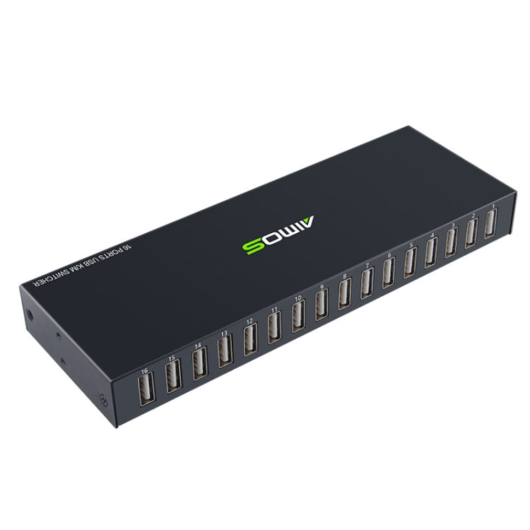 AIMOS AM-UK1604 16 USB Input Interfaces + 4 USB Output Interfaces USB Devices Shared Switcher, Support Key / Shortcut Key Switch