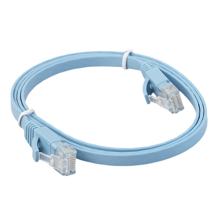 1m CAT6 Ultra-thin Flat Ethernet Network LAN Cable, Patch Lead RJ45