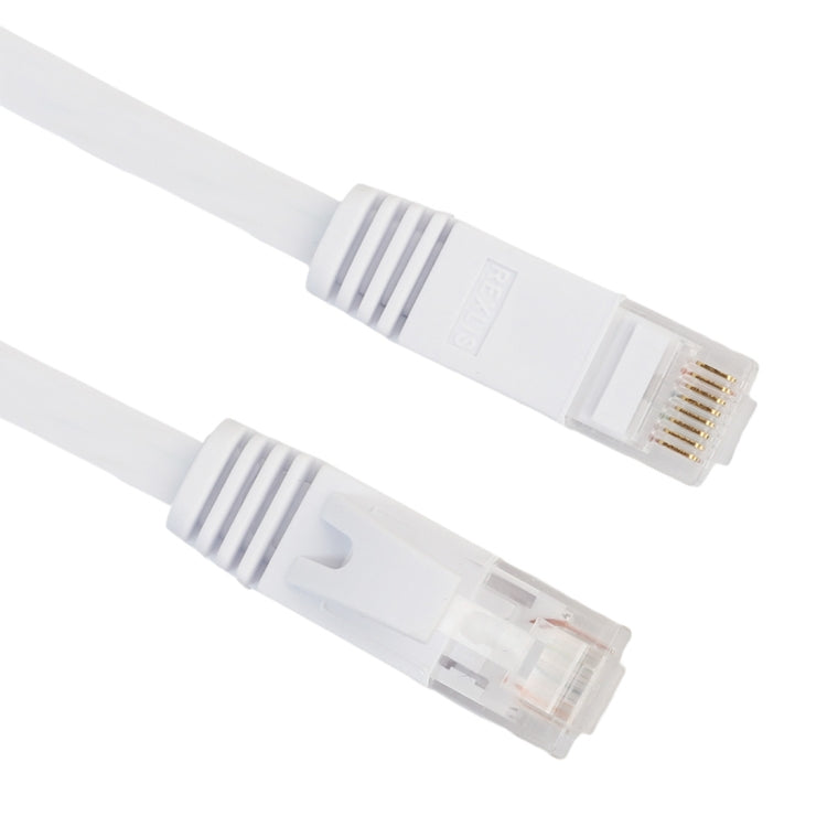 15m CAT6 Ultra-thin Flat Ethernet Network LAN Cable, Patch Lead RJ45