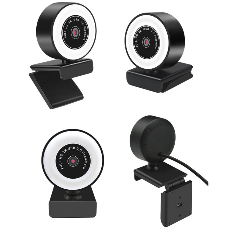 A9 5.0 Million Pixel 2K Auto Focus USB Computer Camera Webcam with Fill Light