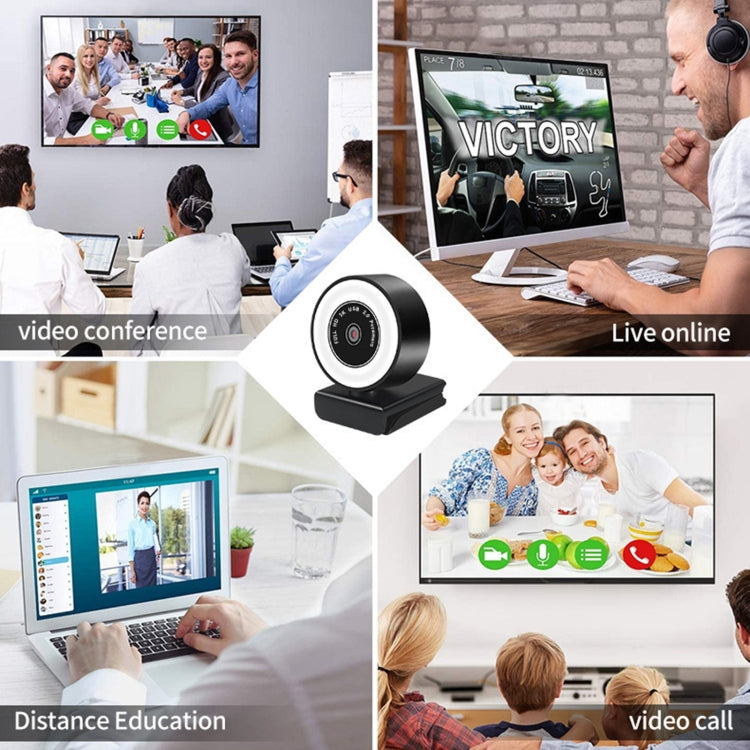 A9 5.0 Million Pixel 2K Auto Focus USB Computer Camera Webcam with Fill Light