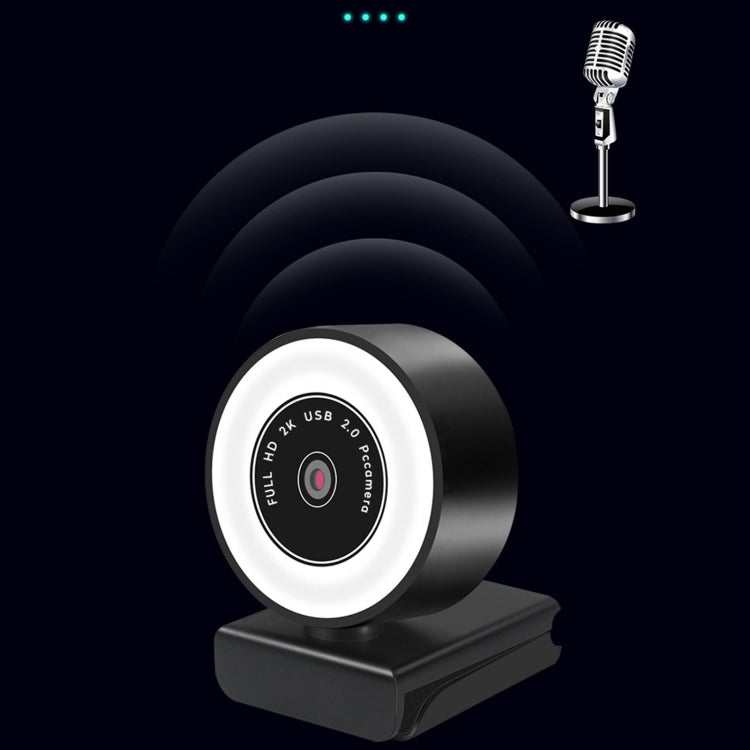 A9 5.0 Million Pixel 2K Auto Focus USB Computer Camera Webcam with Fill Light