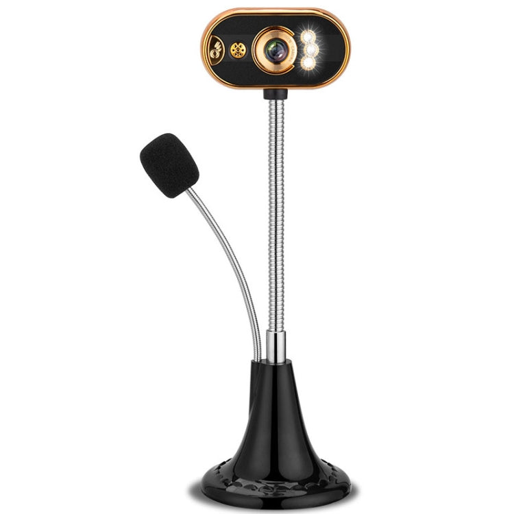 8.0 Mega Pixels USB Home Computer Camera with Mic & Night Vision Function