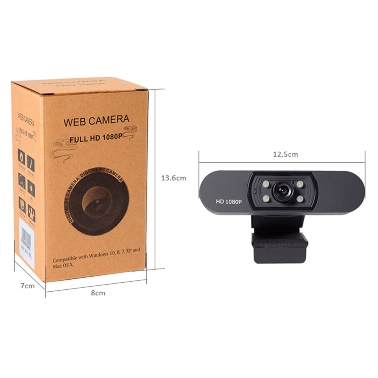 H800 2.0 Mega Pixels 1080P HD Drive-free USB Computer Camera