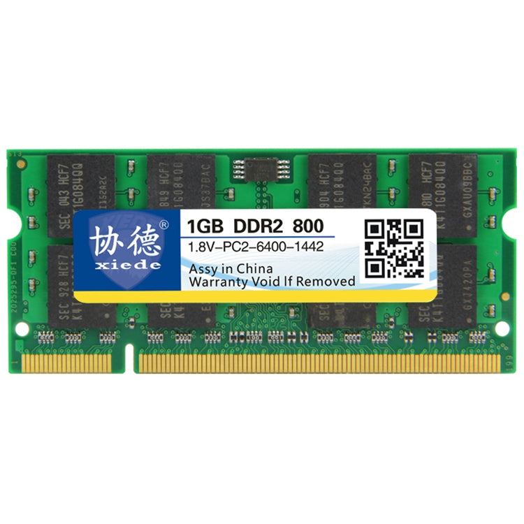 XIEDE X026 DDR2 800MHz 1GB General Full Compatibility Memory RAM Module for Laptop