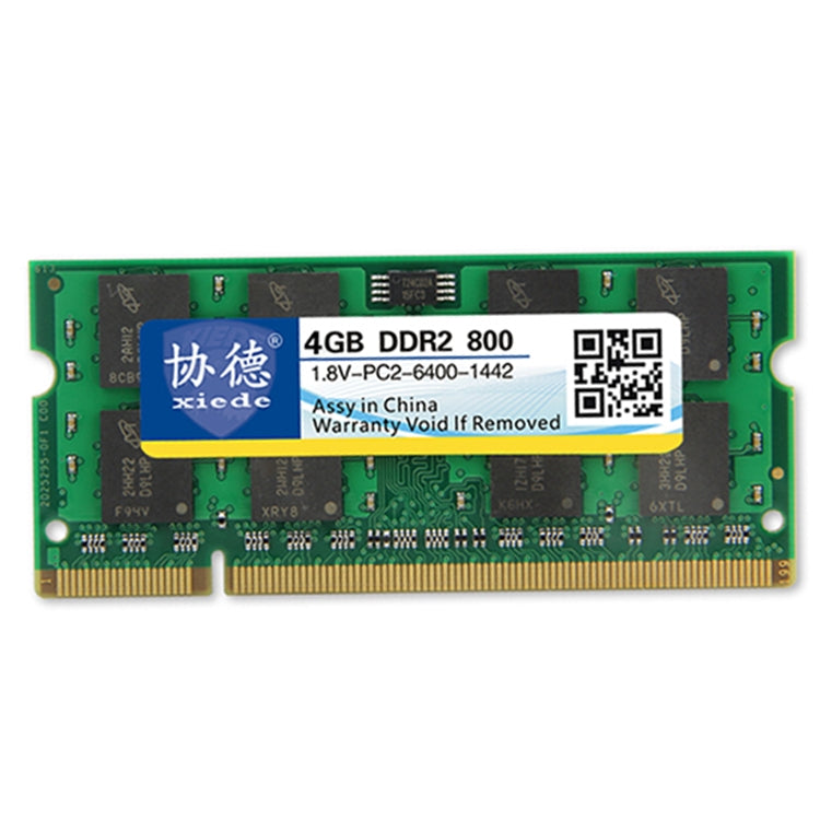 XIEDE X081 DDR2 800MHz 4GB General Full Compatibility Memory RAM Module for Laptop