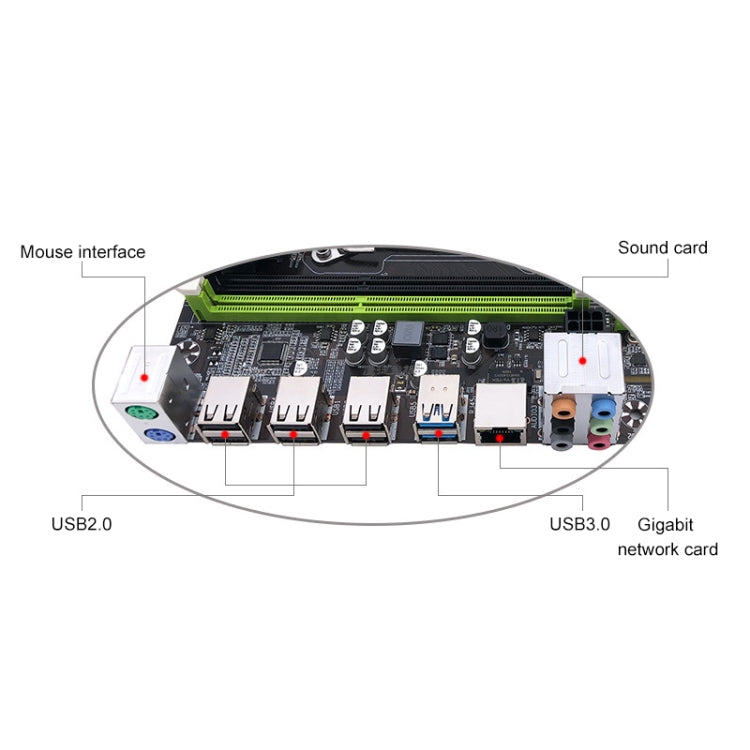 X79T-2011 DDR3 Desktop Computer Mainboard, Support 2011 CPU