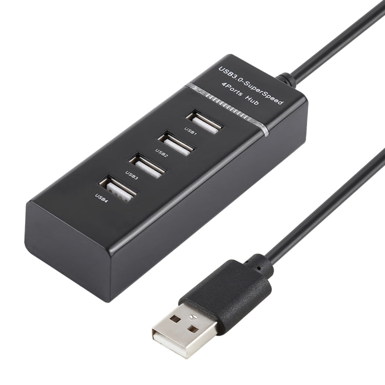 Portable Super Speed 4 Ports USB 2.0 HUB Cable Adapter, Cable Length: 1.2m