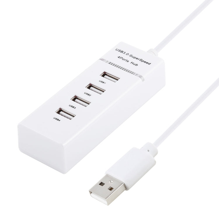 Portable Super Speed 4 Ports USB 2.0 HUB Cable Adapter, Cable Length: 1.2m