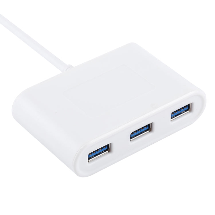 Portable 5Gbps Super Speed 4 Ports USB 3.0 HUB Cable Adapter, Cable Length: 50cm